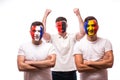 France - lose, Albania - win, Romania Ã¢â¬â lose. Royalty Free Stock Photo